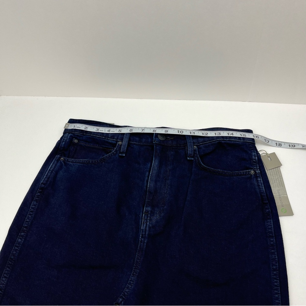 Hudson Jeans Reconstructed Skirt Womens Size 30 Dark‎ Blue Denim Zipper NEW - Picture 7 of 12